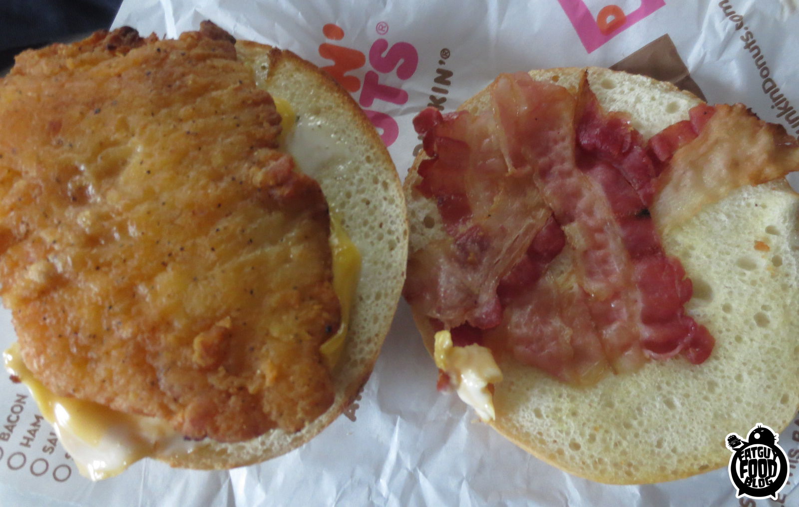 FATGUYFOODBLOG Dunkin' Donuts Part 2 New Chicken Sandwiches BBQ and