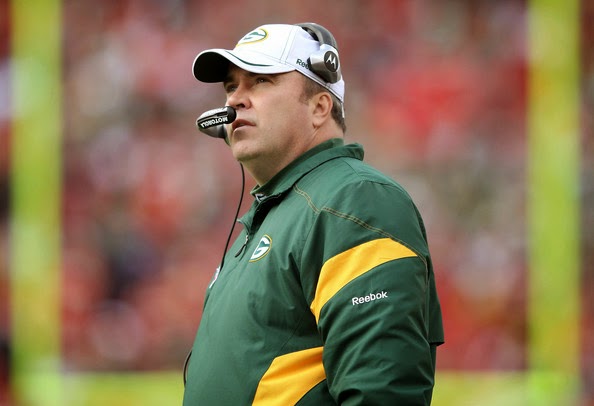 Green Bay Packers head coach Mike McCarthy Green Bay Packers head coach Mike McCarthy