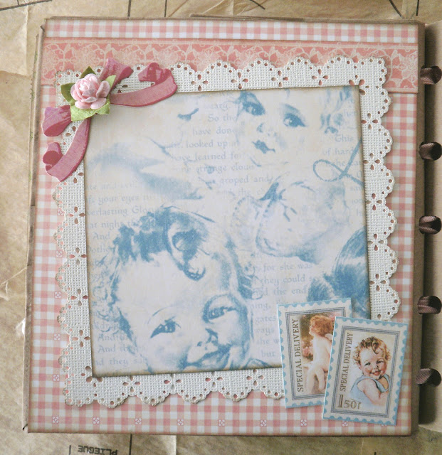 Lindsey's Paper Scraps Vintage Baby Album