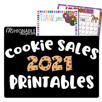 2021 Cookie Sales Printables