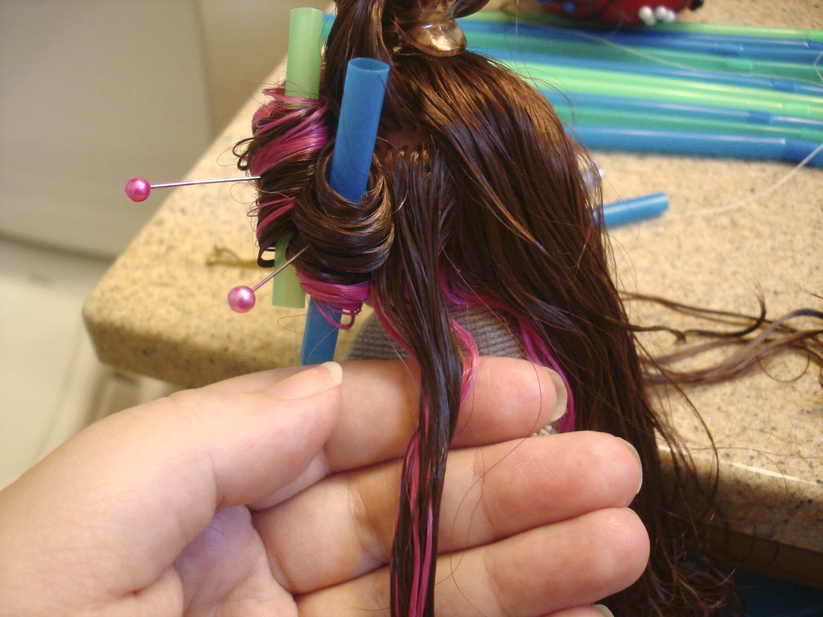 It's a Doll World After All How to Curl Doll Hair Briar Beauty Edition