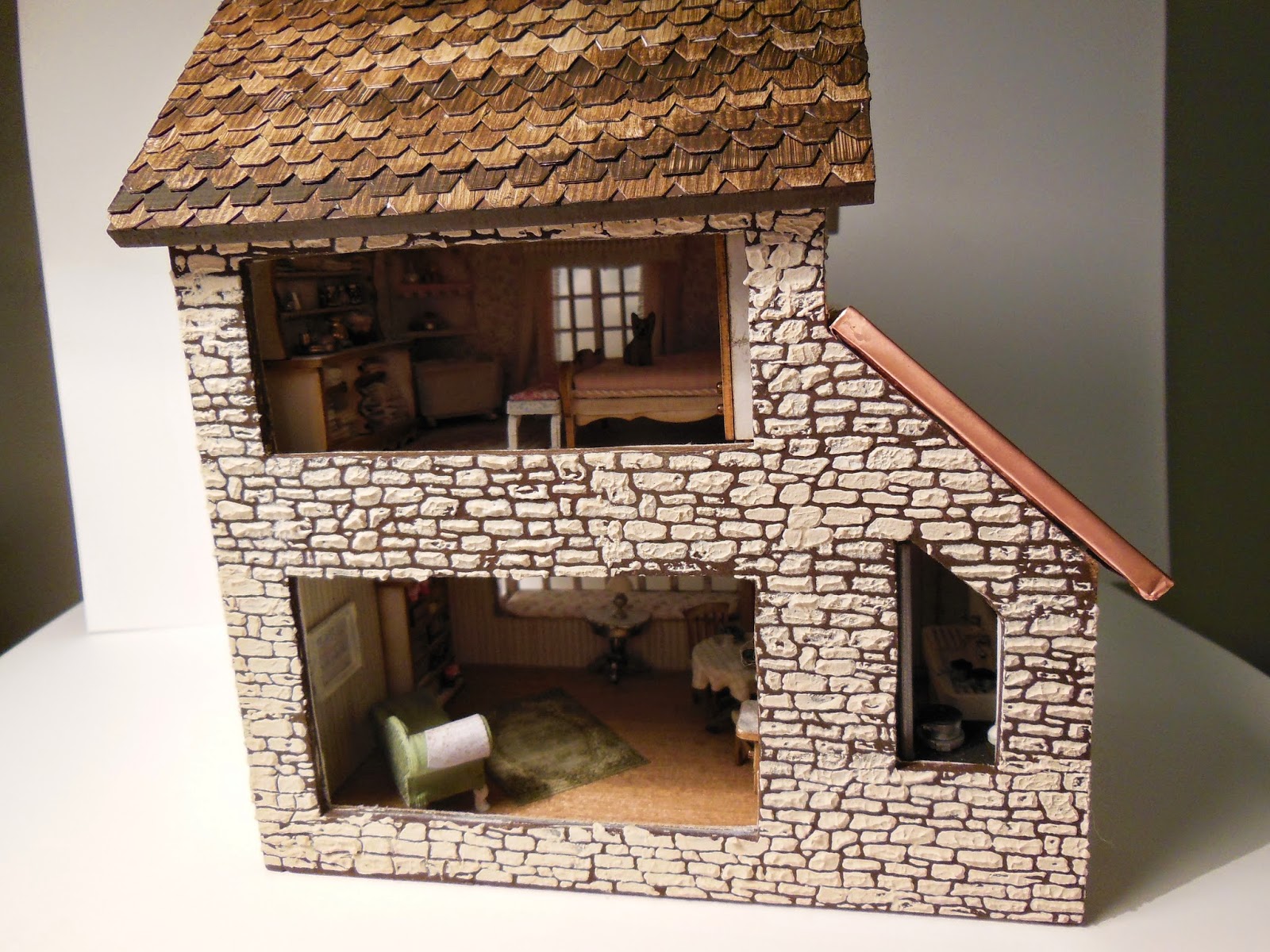 My Mini Hobby Day 106 My first quarter scale house