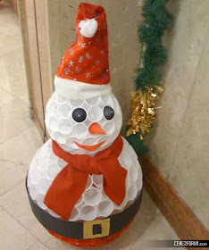 Recycling tires for winter decorating, original handmade designs How to Recycle: Recycled Christmas decor part1