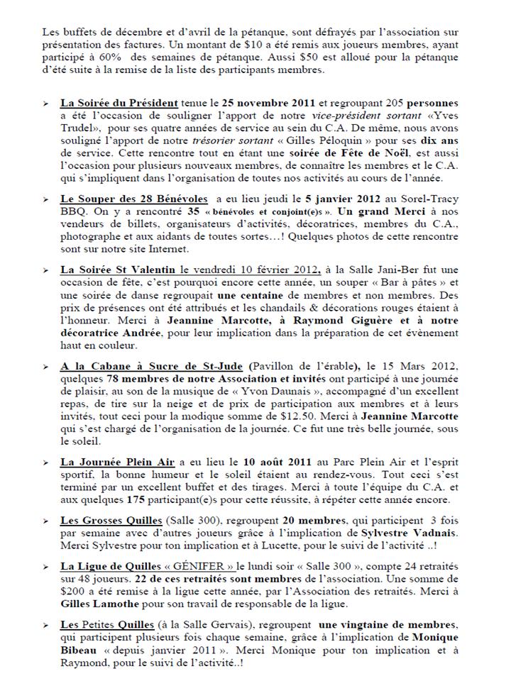 rencontre a sorel tracy