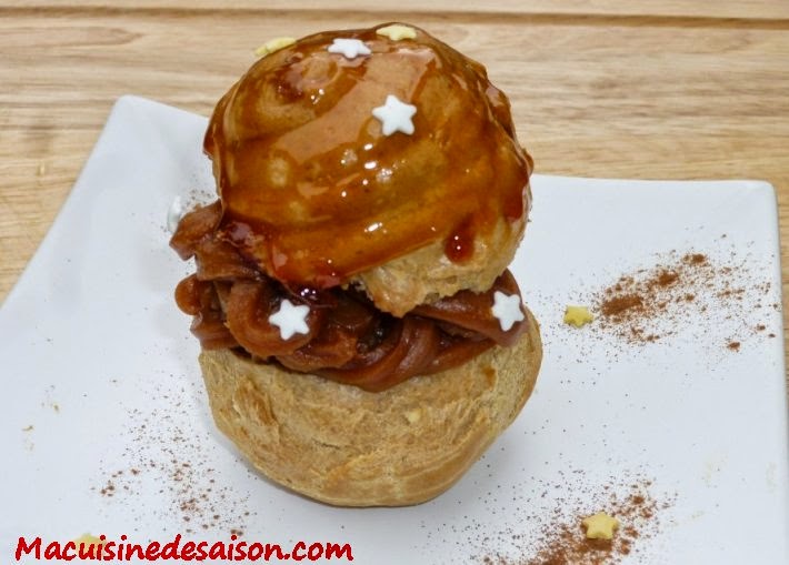 Choux au caramel