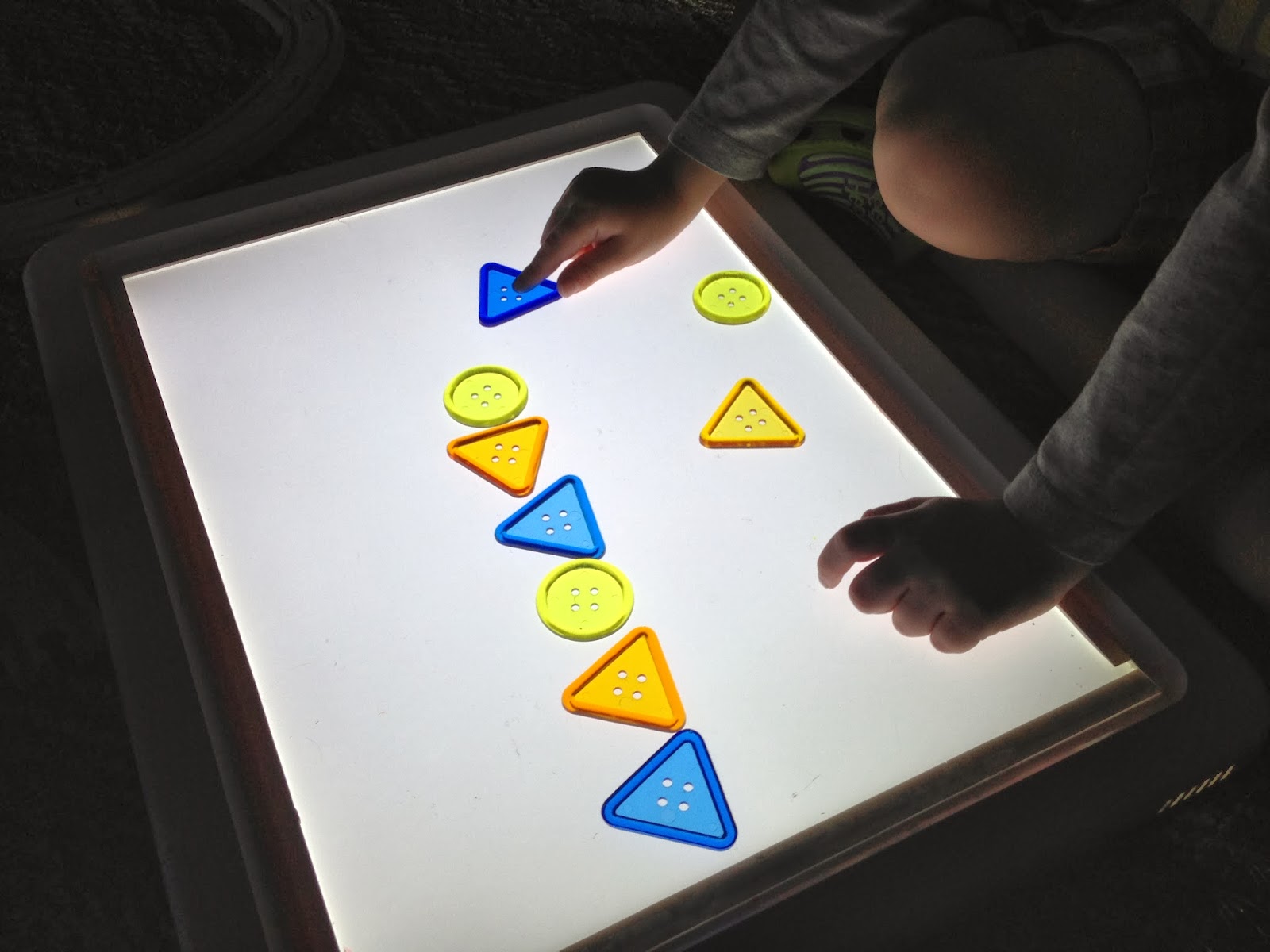 Epic Childhood Reggio, Light Table Play, and Light Play Light table