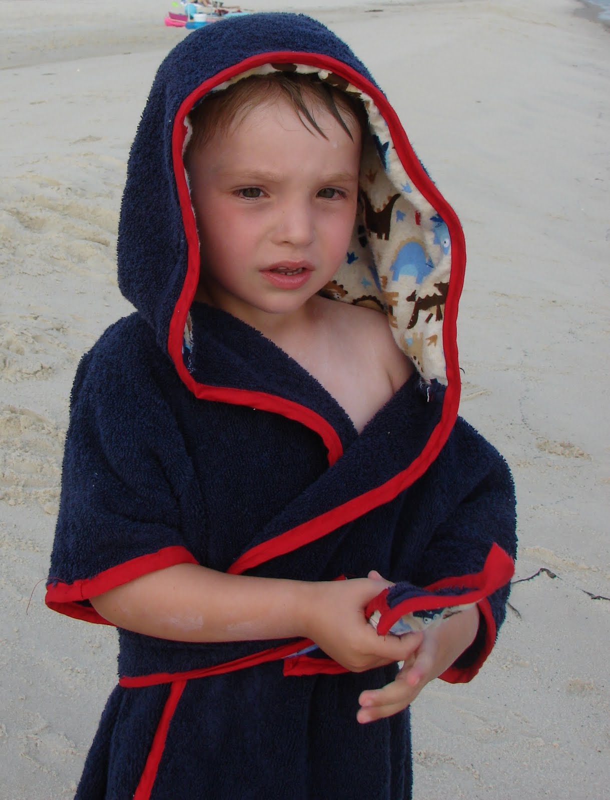 Childhood Beckons Homemade Beach Robe