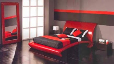 Habitaciones en blanco rojo y negro - Ideas para decorar dormitorios