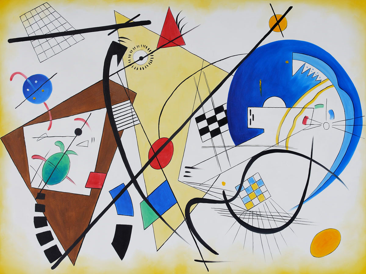Throughgoing Line - 1923 - Kandinsky o pai da pintura abstrata