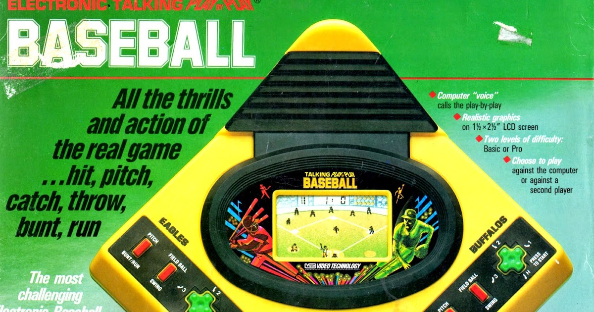 Electronic Baseball VTech Electronic Talking PlayByPlay Baseball
