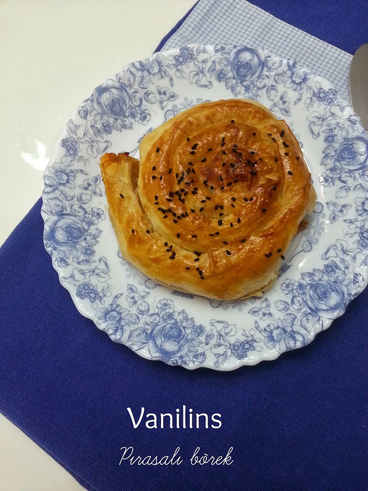 Pırasalı börek Vanilins