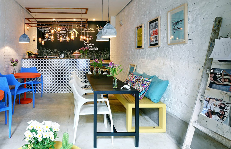 Solução para sala de jantar estreita? mesa estreita! e fica lindo ...