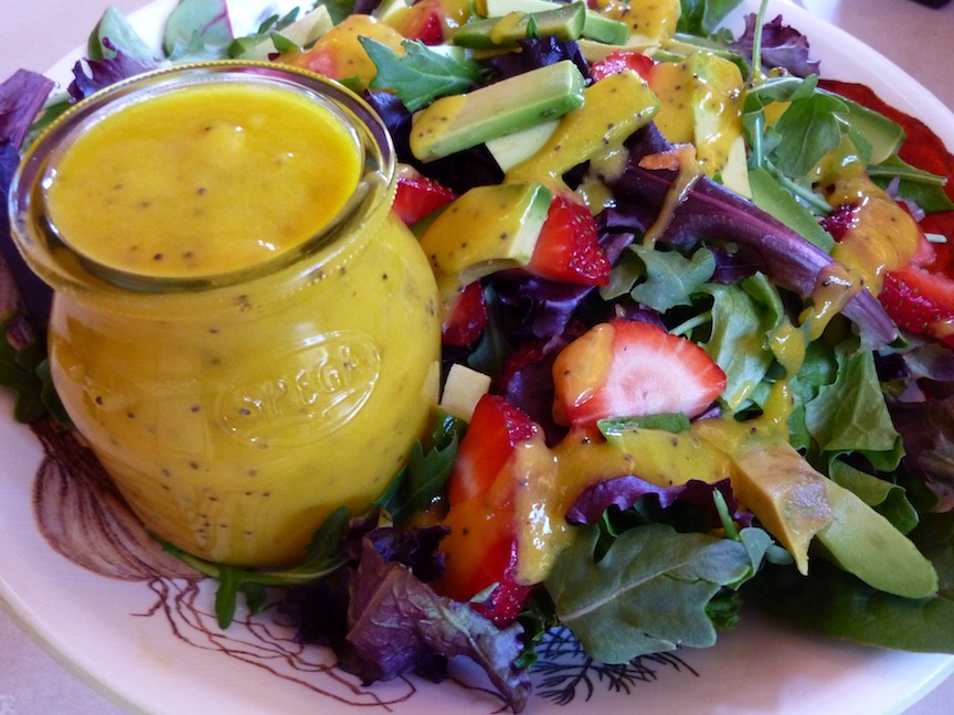 Foods For Long Life Mango Poppy Seed Dressing With Coconut Milk And