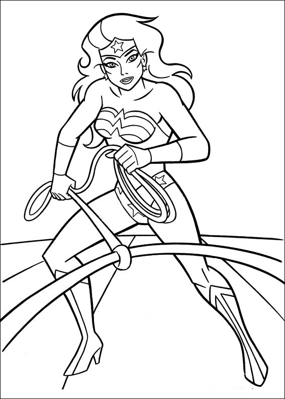 Fun Coloring Pages: Wonder Woman Coloring Pages