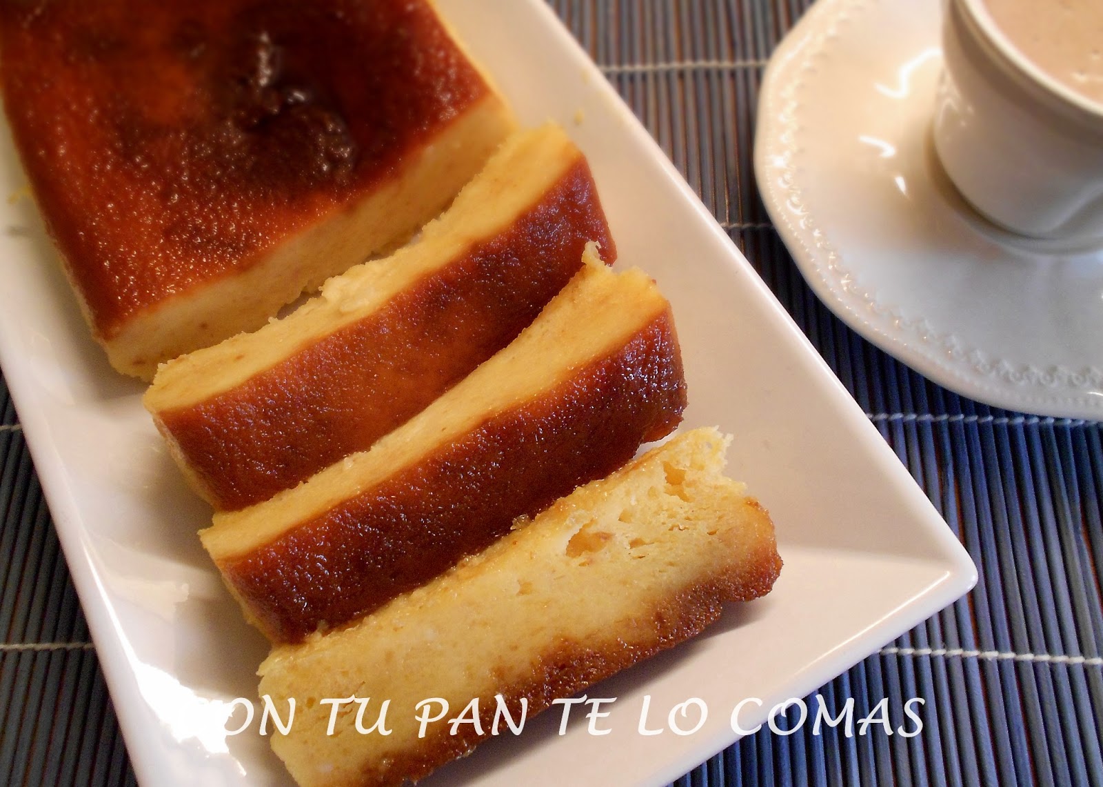 Con tu pan te lo comas PUDIN DE MASCARPONE AL MICROONDAS