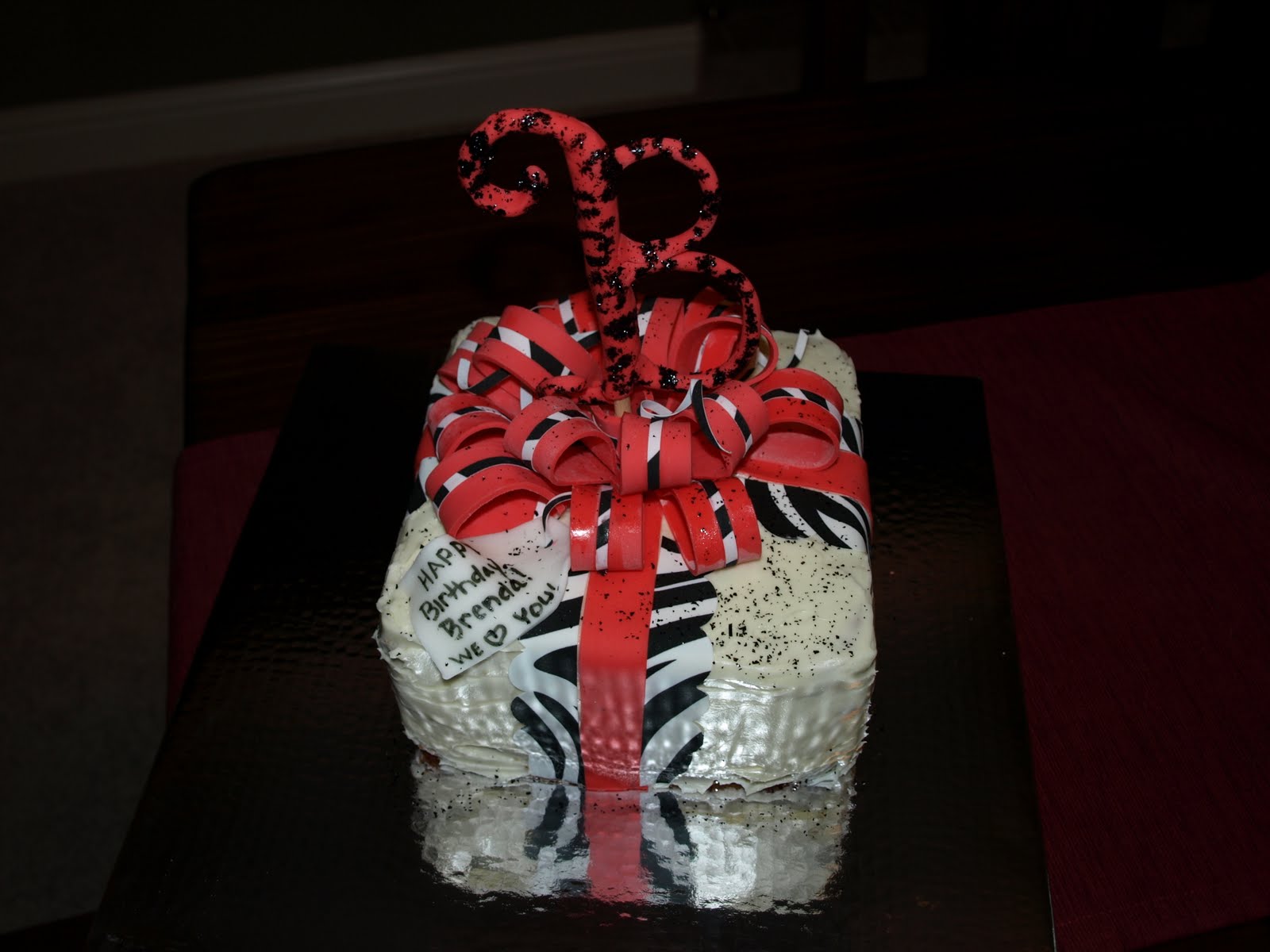 Icing on the cake Happy Birthday Brenda!