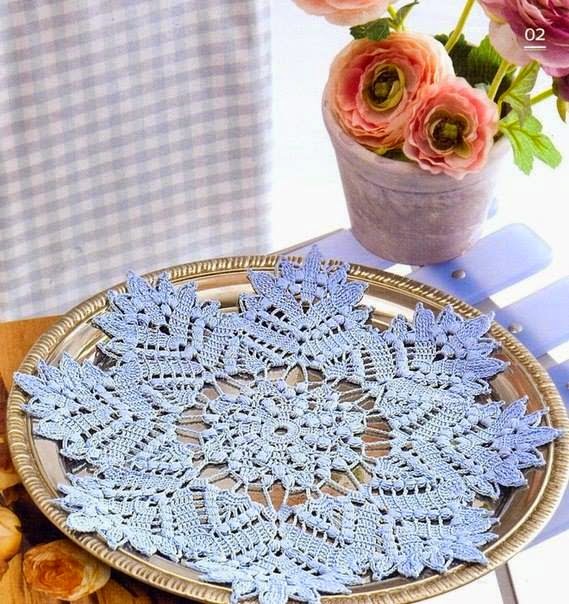 Napperon Au Crochet Avec Sa Grille