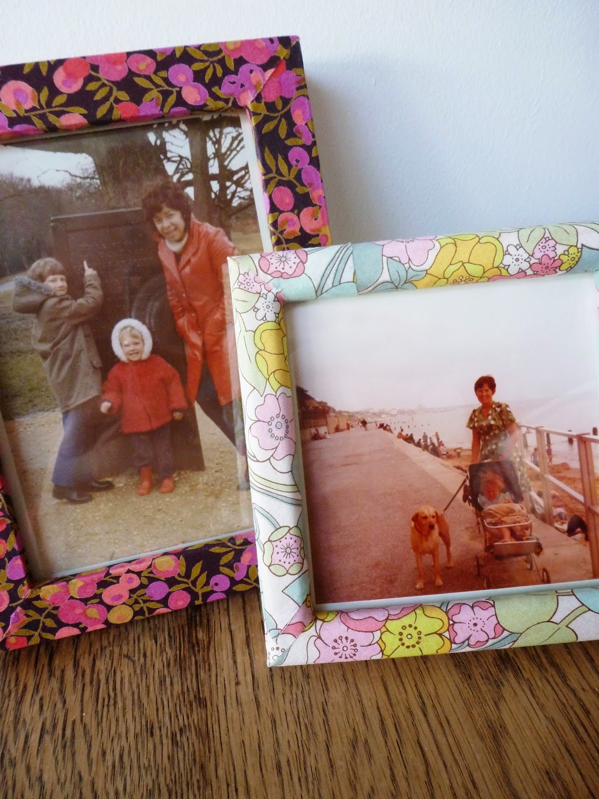 selfsewn Liberty fabric frames