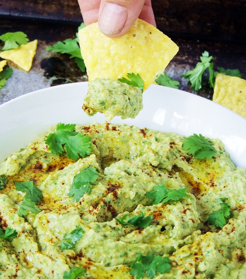 Roasted Jalapeño Hummus Bobbi's Kozy Kitchen