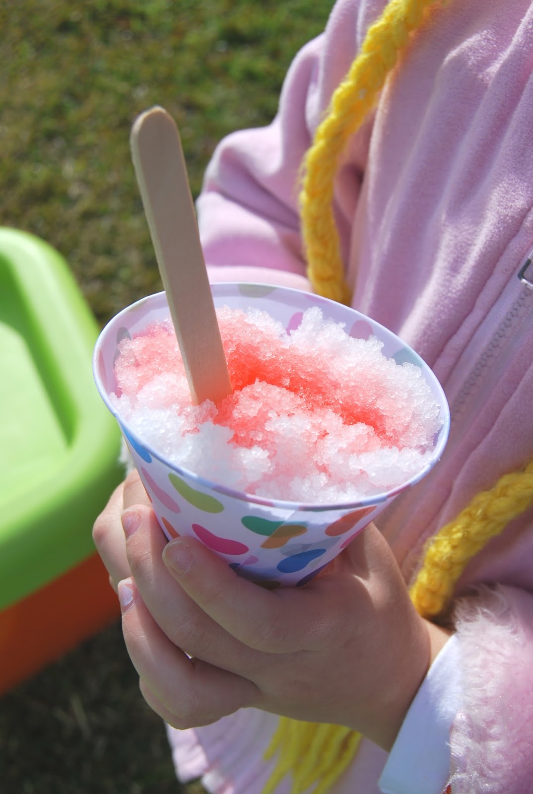 A Little Learning For Two Fake Snow Cones Sensory and Fine Motor Play