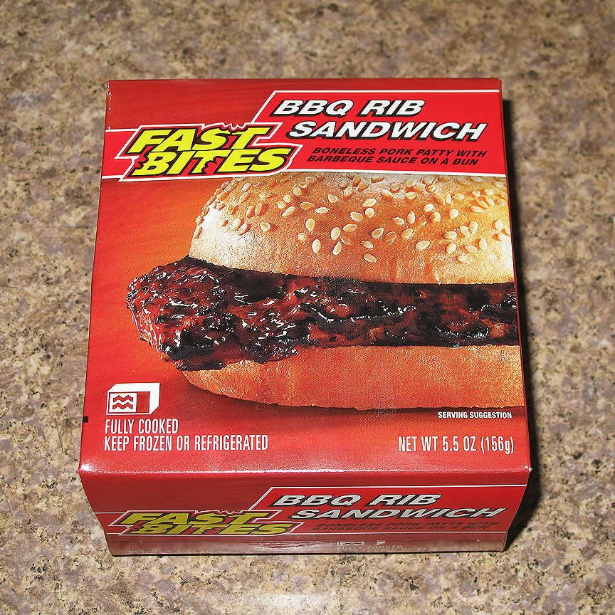The Blog About Stuff™: Fast Bites BBQ Rib Sandwich