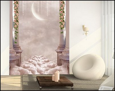 Mariage 2014! Heavenly+clouds+wall+murals-clouds+wall+murals-celestial+theme+bedrooms