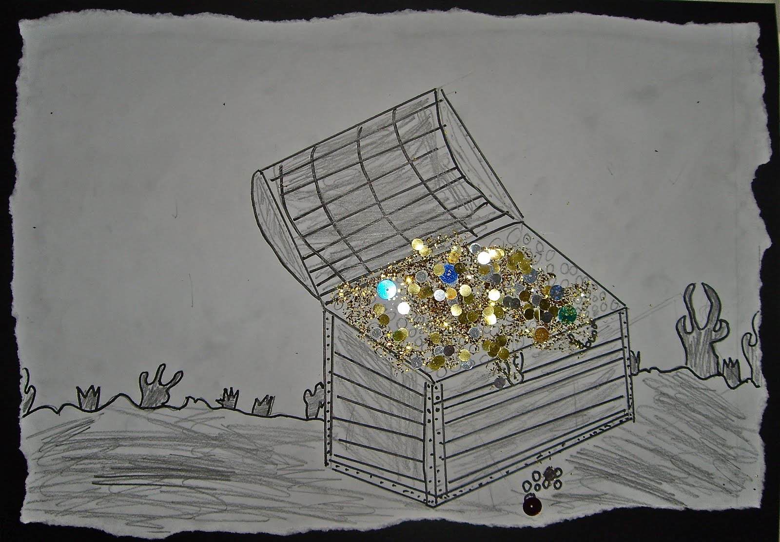 Use Your Coloured Pencils: Treasure Chest Drawings