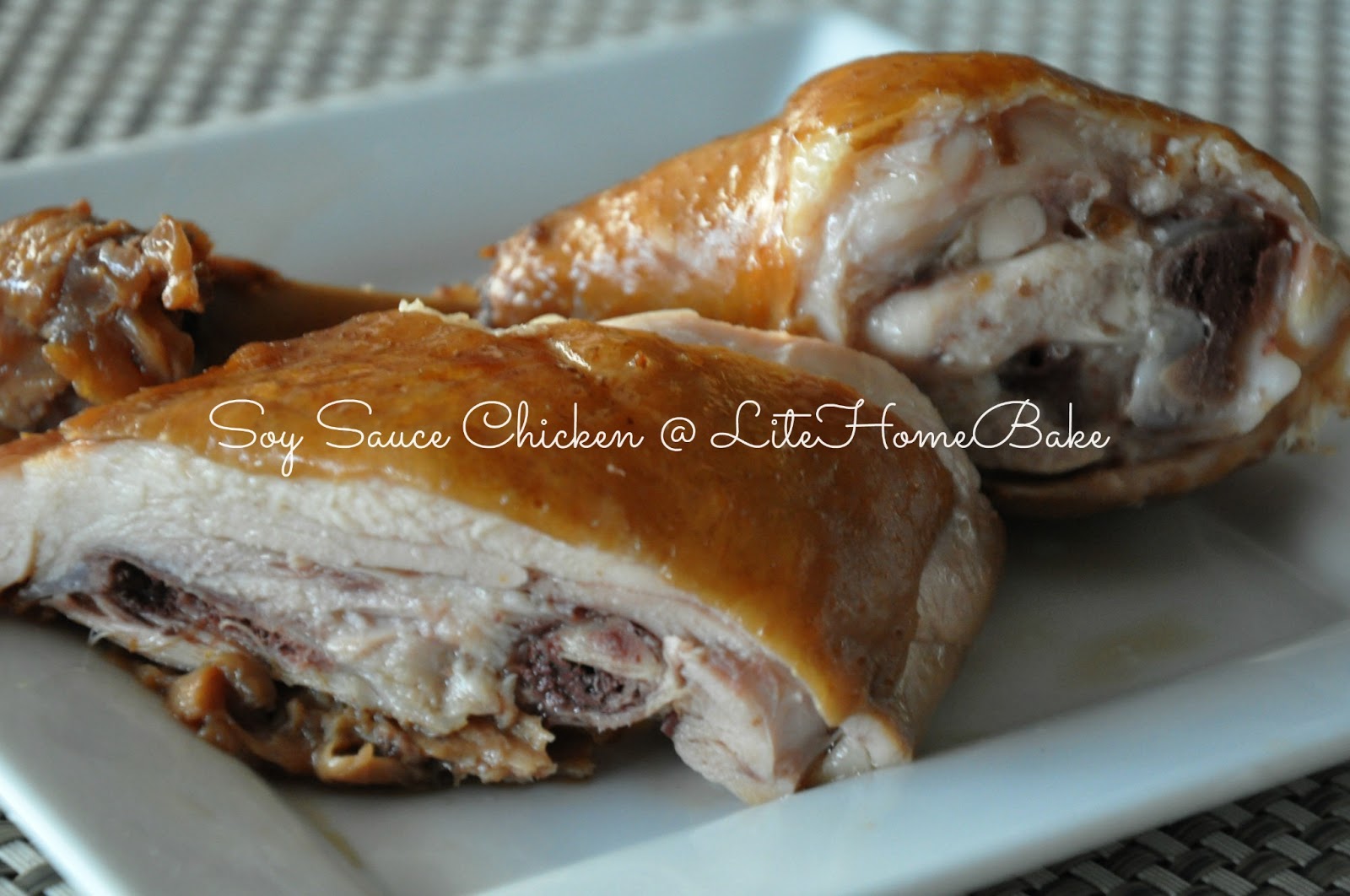 Easy Dinner with Soy Sauce Chicken Lite Home Bake