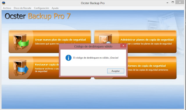Ocster Backup Pro v7.10 Final Español 2013 Ocster Backup Pro v7.10 Final Español 2013