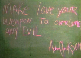 Major Love Prayer  Make+love+your+weapon+chalkboard+MJ