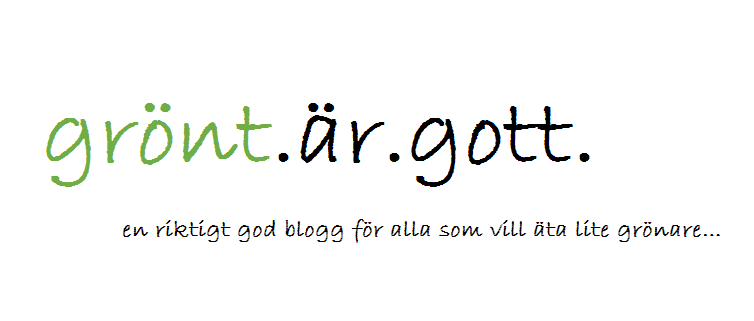 grönt är gott