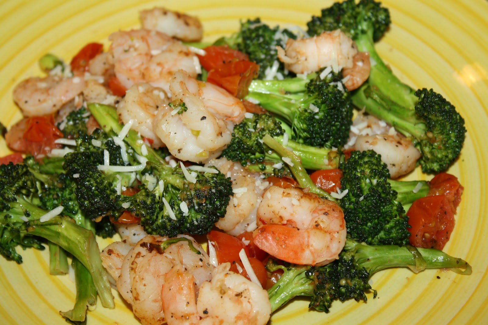Lean & Green Medifast Recipes Northern Italian Shrimp and Brocolli