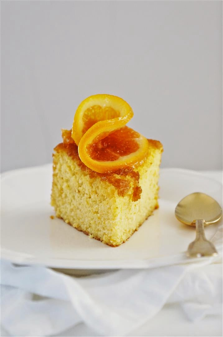 Flourless Orange and Almond Cake Cakelets & Doilies