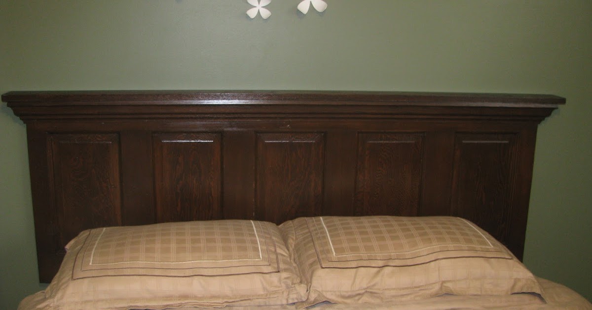 Taylor Made old door headboard tutorial