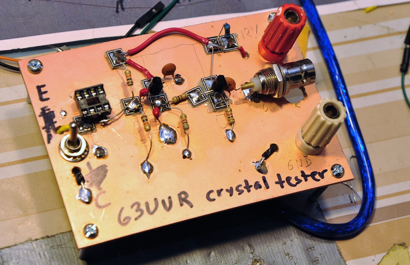 DIYcrap Minima 2 Crystal filter construction