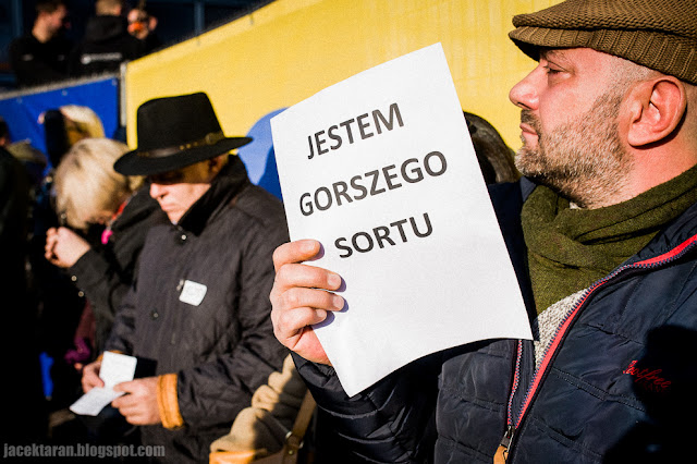 Krakow, demonstracja w obronie demokracji