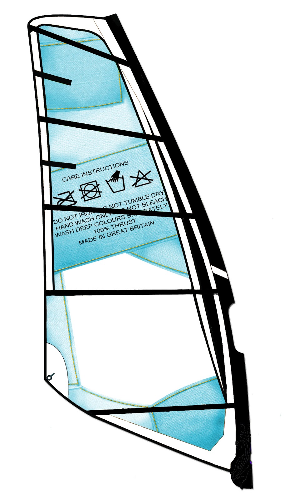 Hadleigh Windsurf Sail Design Label