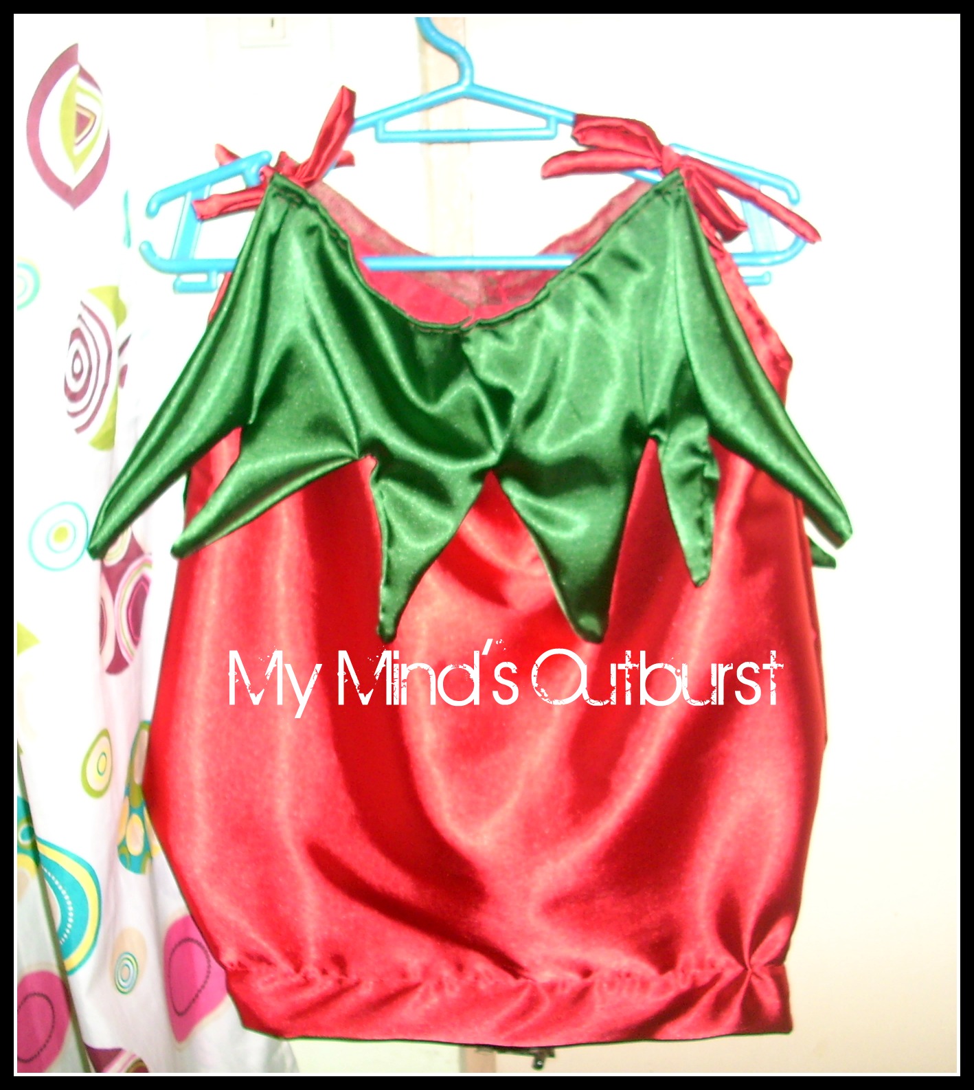 My Mind's Outburst DIY Tomato Costume for Kids