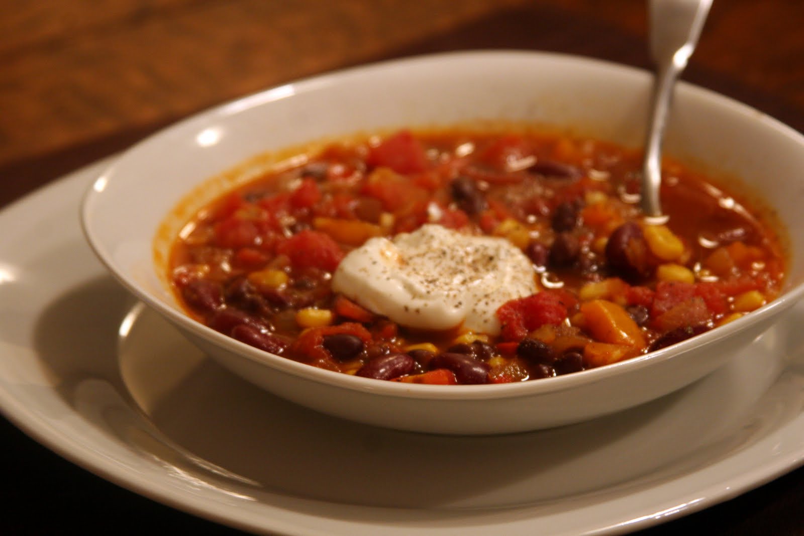 Cheryl's Tasty Home Cooking Vegetarian Chili Supreme