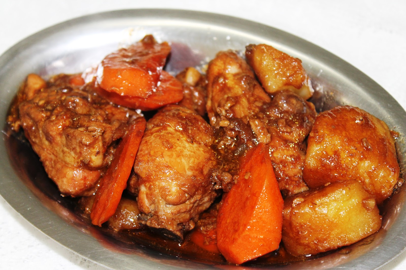 Chicken Adobo with Carrots and Potatoes Mely's kitchen