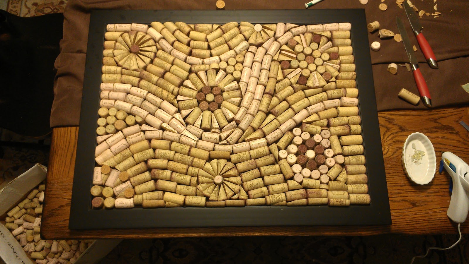Make Your Own Cork Board with Wine Corks