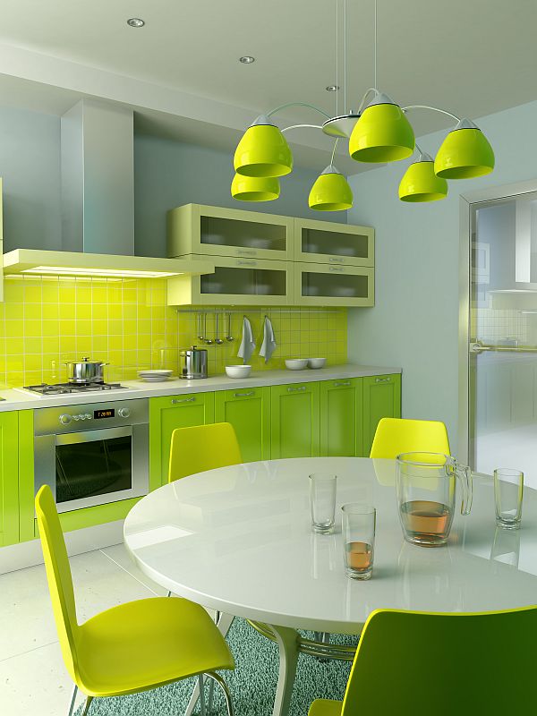 Bricolage e Decoração 7 Sugestões de Decoração de Cozinhas em Verde