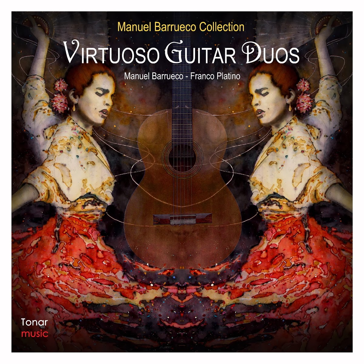 Nicholas Simmons Virtuoso Guitar Duos Collectible Print Available