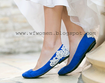 Latest Collection Of Flat Shoes For Brides At New Year 2014