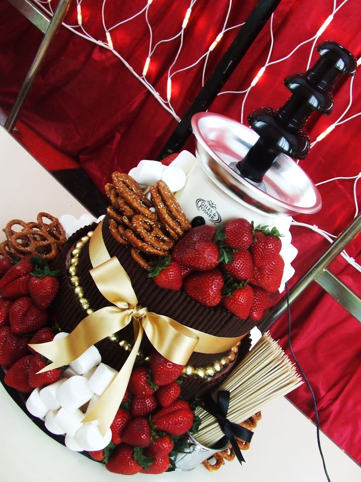Iced Out Company Cakes!: The Chocolate Fountain Cake!