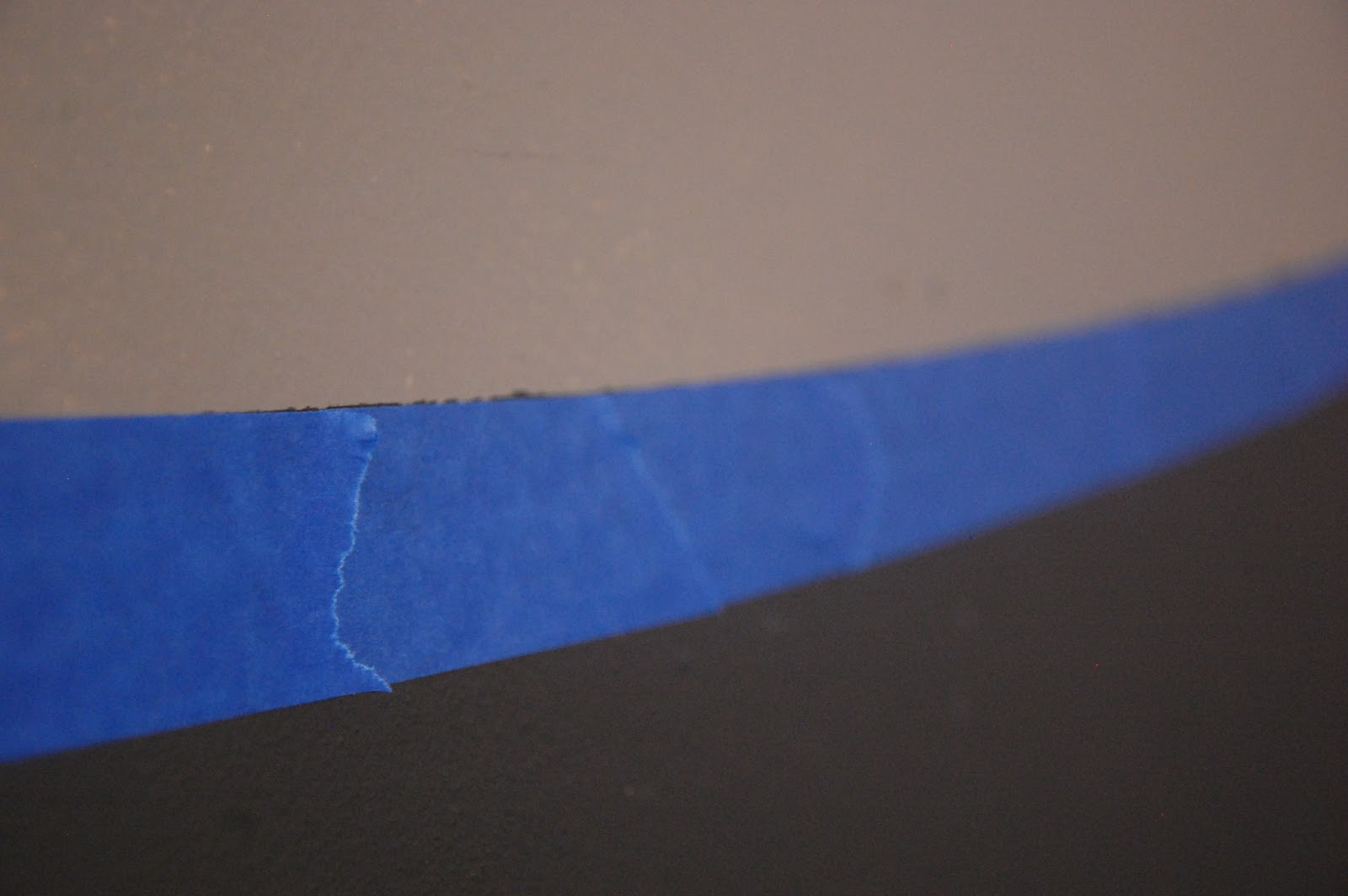 The Hippie Homestead How to Paint a Curve on the Wall