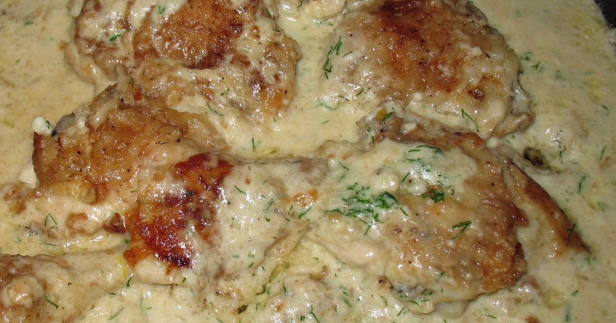 Glamping Baba Ukrainian Chicken in Cream with Dill