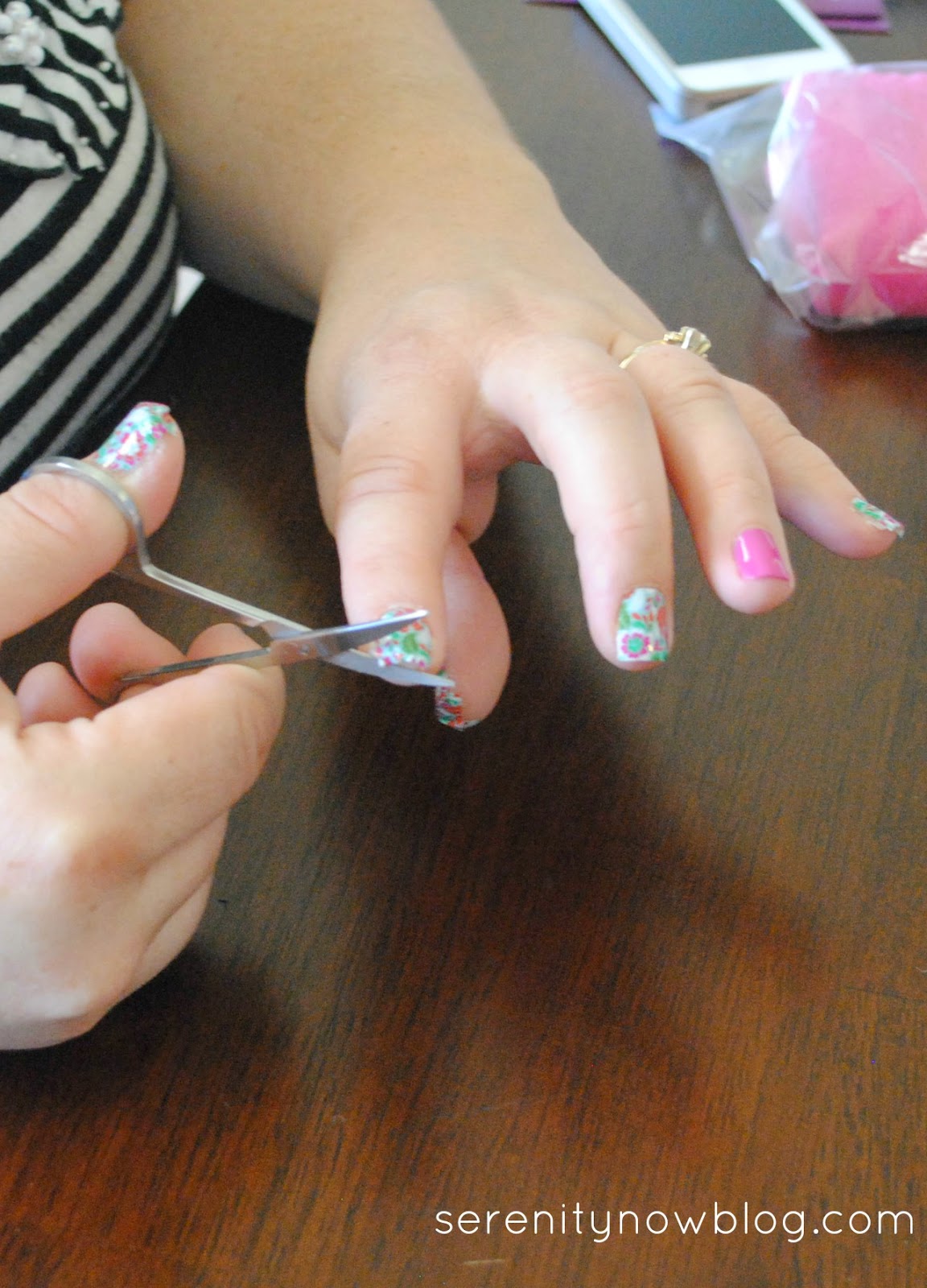 Serenity Now How to Apply Jamberry Nail Wraps (A Step by Step Photo