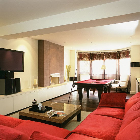 decora y disena: 10 Fotos de Decoración de Salas Modernas Color Rojo
