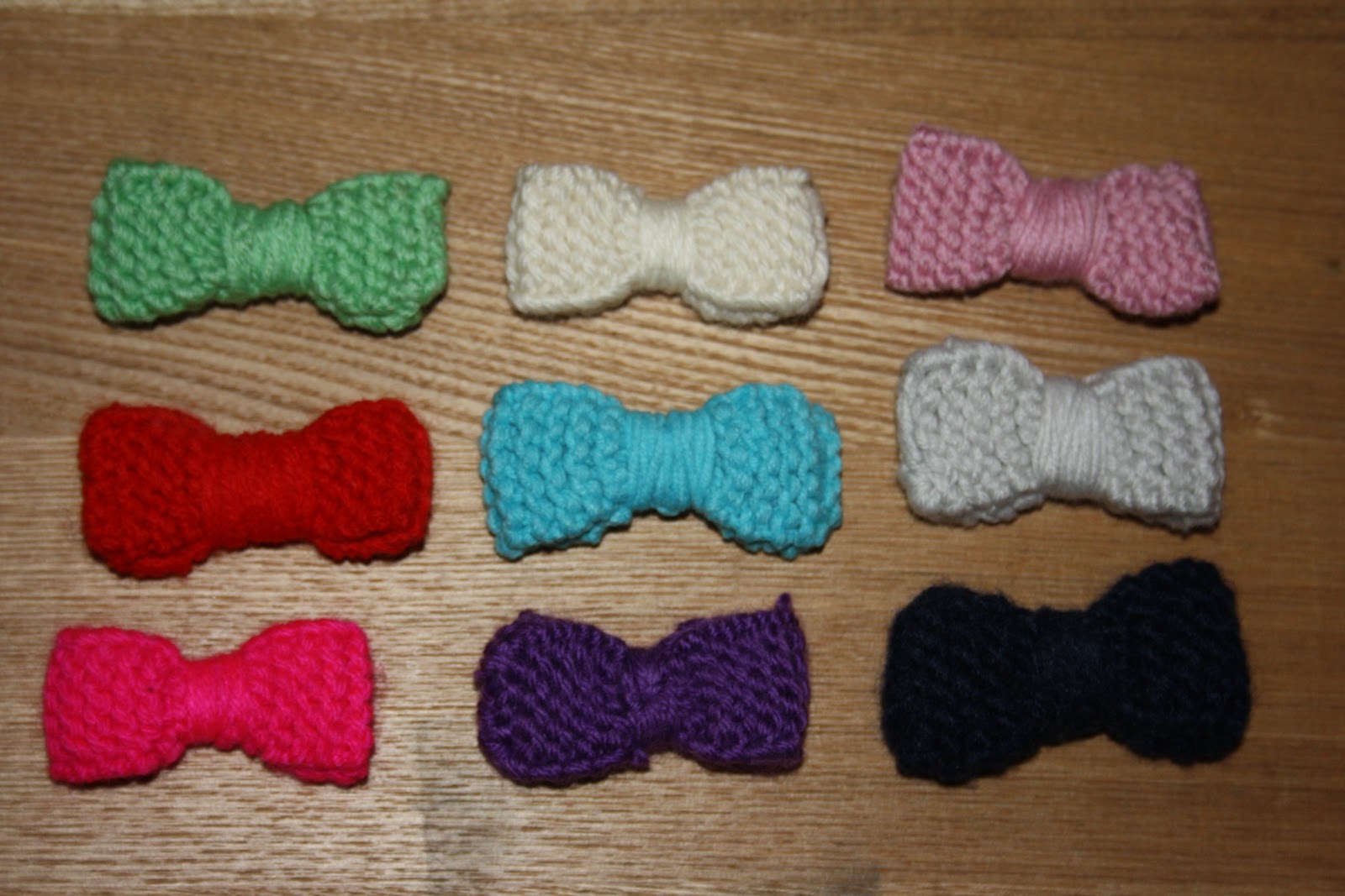 Teen Granny Knitted Bows